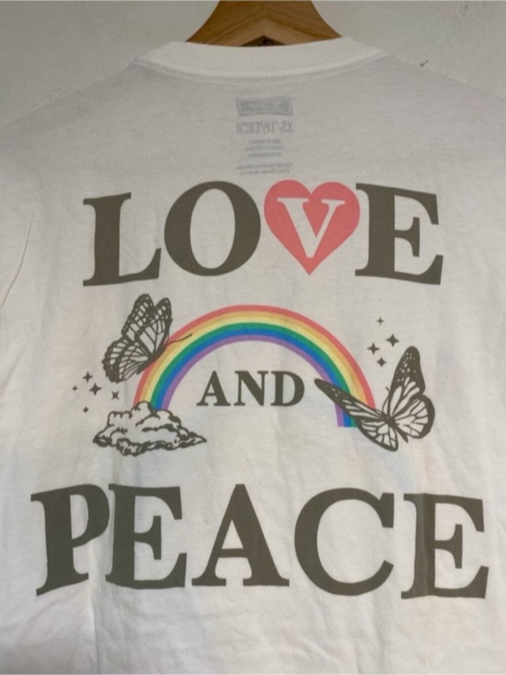 Grateful Dead “Love and Peace” Rainbow Bears T-Shirt XS - Picture 7 of 7
